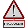 Fraud Alert Caution Sign